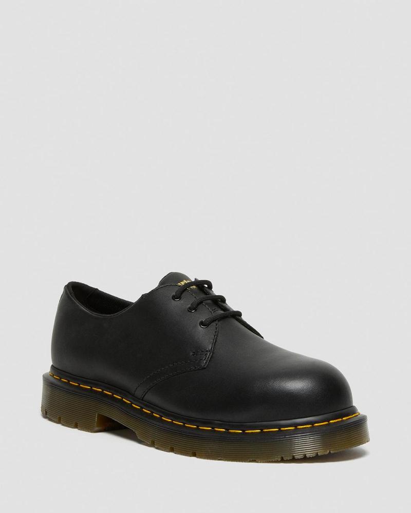 Dr Martens 1461 Slip Resistant Steel Neus Oxford Schoenen Heren Zwart | NL 213ILH